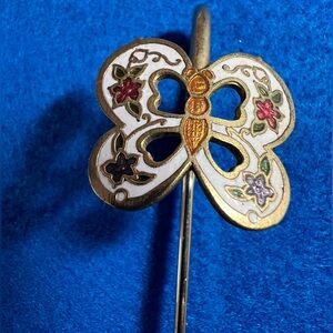 Butterfly Cloisonne Bookmark  5 3/4”